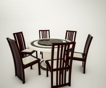 New Chinese Style Dining Table And Chairs-ID:115047868