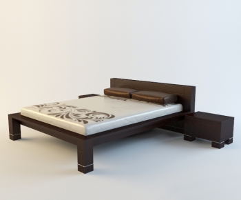 Modern Double Bed-ID:784514696