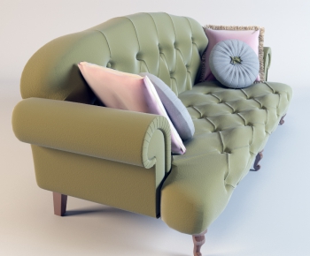 European Style Three-seat Sofa-ID:711577893