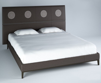 Modern Double Bed-ID:214288376