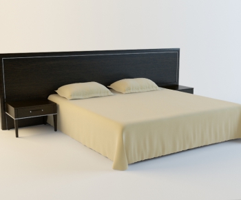 Modern Double Bed-ID:617444952