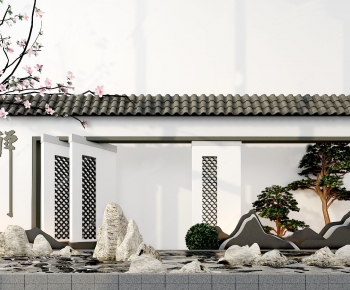 New Chinese Style Courtyard/landscape-ID:312954462