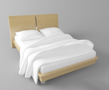 Modern Double Bed-ID:300935271