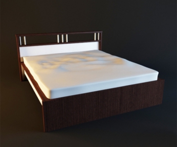 Modern Double Bed-ID:166038486