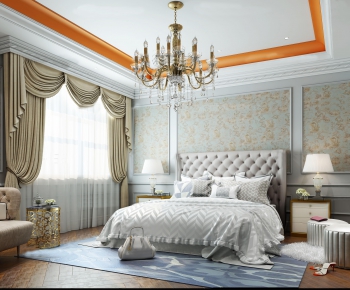 American Style Bedroom-ID:399839158