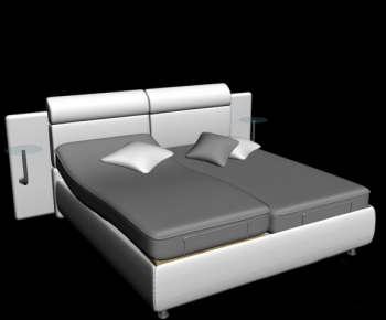 Modern Double Bed-ID:378296822