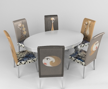 Modern Dining Table And Chairs-ID:634733987