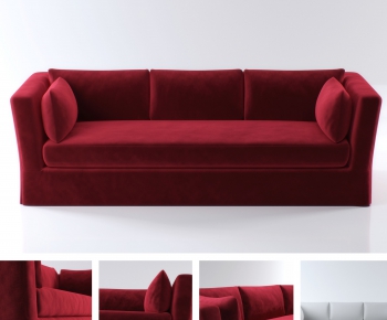 Modern Three-seat Sofa-ID:732774459