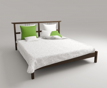 European Style Double Bed-ID:610985478