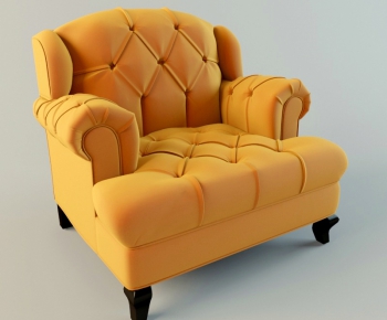 European Style Single Sofa-ID:824404722