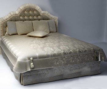 European Style Double Bed-ID:707809268