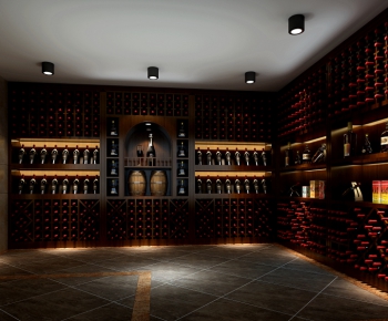 Modern Wine Cellar/Wine Tasting Room-ID:424431639