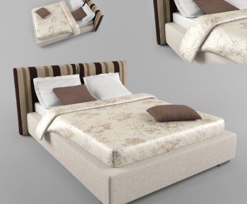 Modern Double Bed-ID:155387346