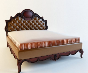 European Style Double Bed-ID:666105188