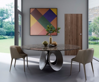 Modern Dining Table And Chairs-ID:729959695