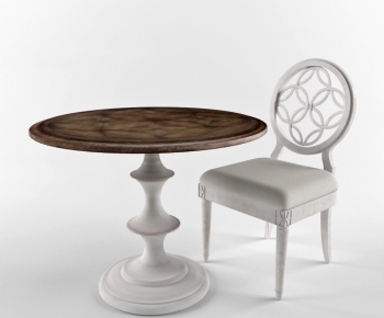 European Style Dining Table And Chairs-ID:107215285
