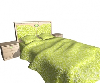 Modern Double Bed-ID:832256544