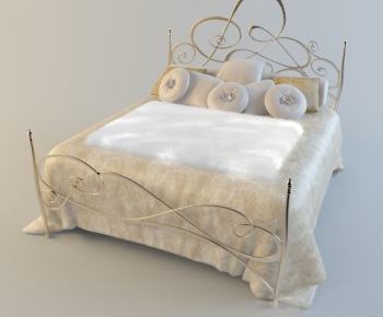 European Style Double Bed-ID:123279277