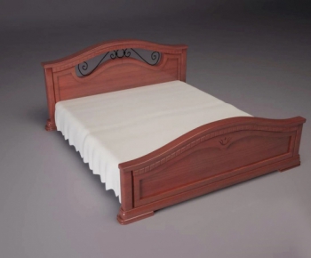 European Style Double Bed-ID:818291348