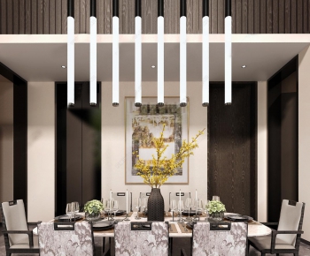 New Chinese Style Dining Room-ID:731248673