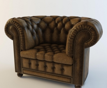 European Style Single Sofa-ID:271343566