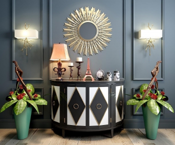 American Style Side Cabinet/Entrance Cabinet-ID:480270425