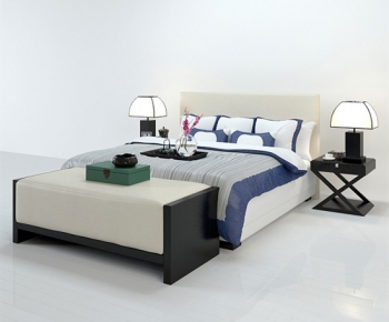 Modern Double Bed-ID:484947786