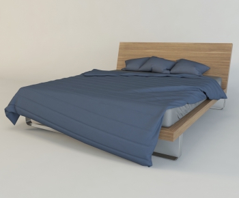 Modern Double Bed-ID:374643613