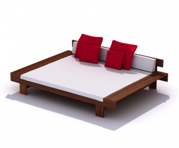 Modern Double Bed-ID:117480712