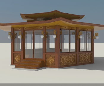 Chinese Style Building Appearance-ID:972032636