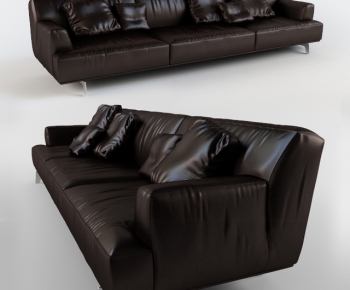 Modern Three-seat Sofa-ID:621359652