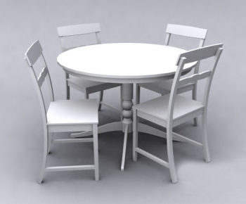 European Style Dining Table And Chairs-ID:101650285