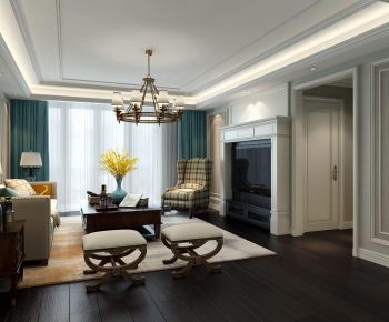 American Style A Living Room-ID:772533687
