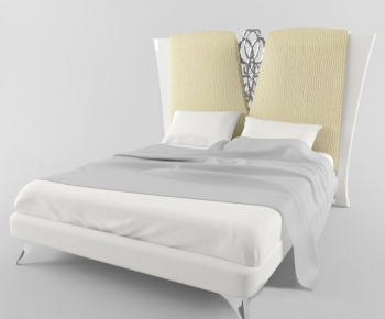 Modern Double Bed-ID:862074931