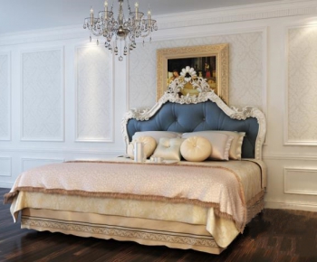 European Style French Style Double Bed-ID:596755725