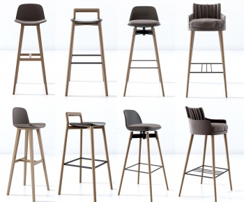 Nordic Style Bar Chair-ID:260629891