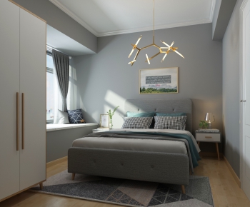 Nordic Style Bedroom-ID:206969365