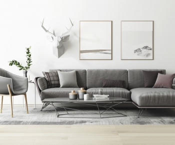 Nordic Style Sofa Combination-ID:742675834