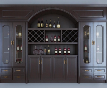 European Style Wine Cabinet-ID:388559873