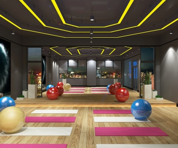 Modern Yoga Room-ID:974005492