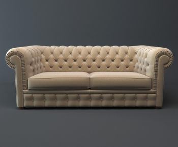 Simple European Style A Sofa For Two-ID:263272137