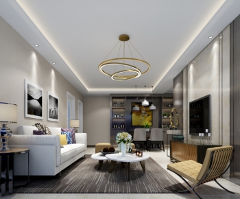 Modern A Living Room-ID:462428736