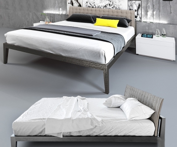 Modern Double Bed-ID:182161581