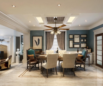 American Style Dining Room-ID:639753388