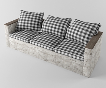 Modern Three-seat Sofa-ID:888600754