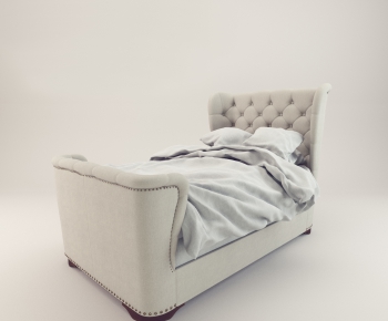 American Style Single Bed-ID:236970684