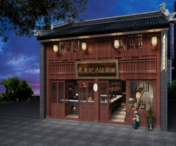 Chinese Style Facade Element-ID:577268662