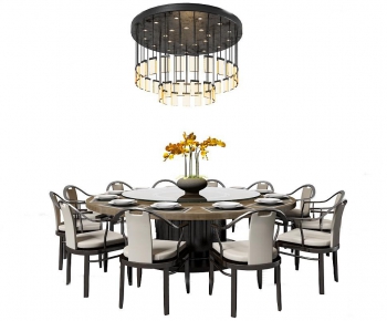New Chinese Style Dining Table And Chairs-ID:621068743