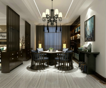New Chinese Style Dining Room-ID:189721627