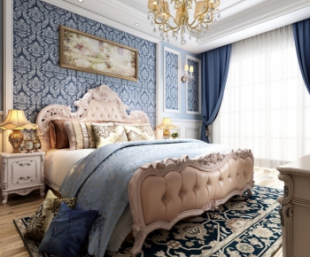 European Style Bedroom-ID:447424232